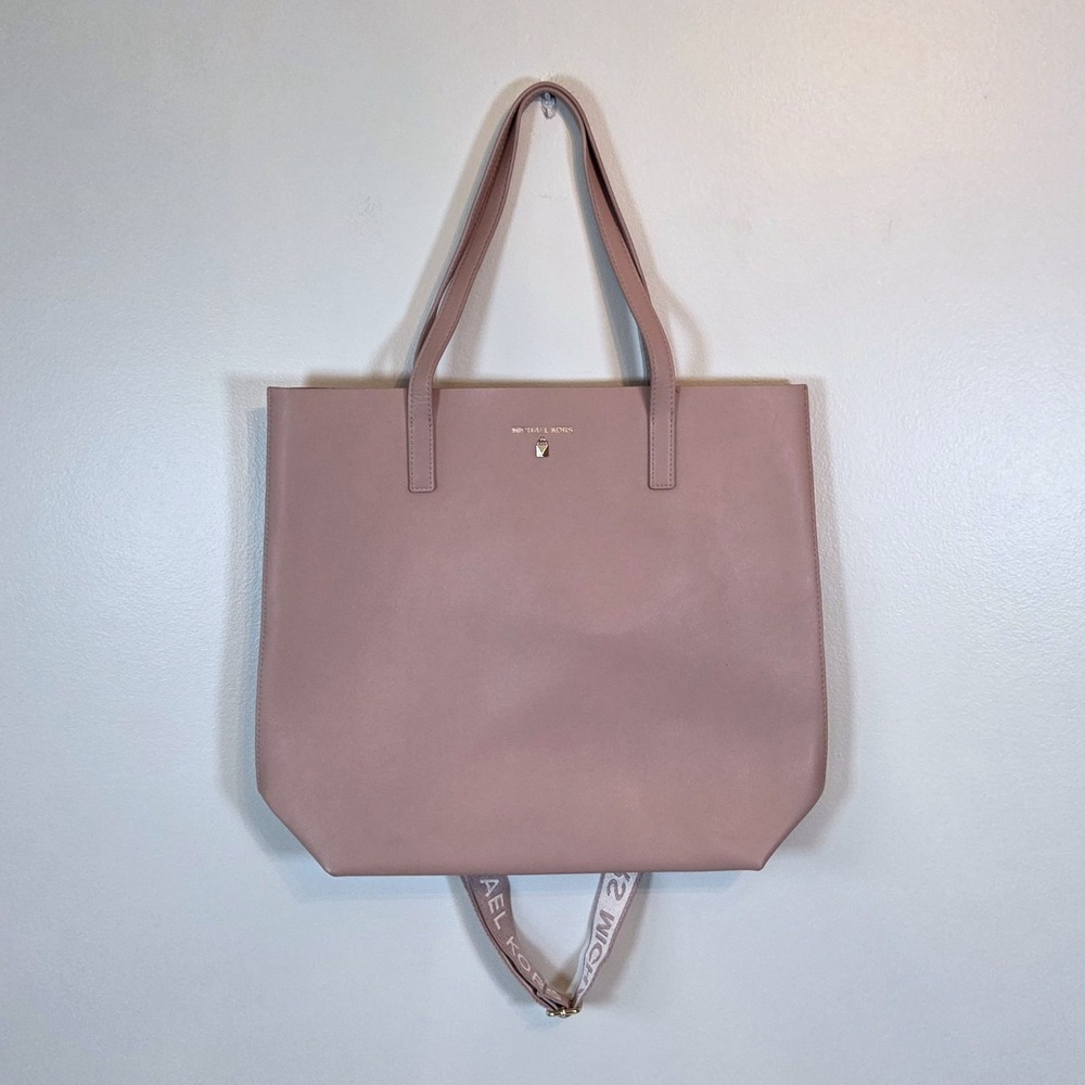 Michael Kors Fragrance Collection Blush Pink 2-in-1 Travel Tote Crossbody Bag